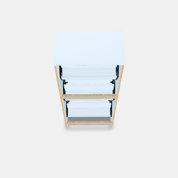 BISSA Shoe cabinet with 3 compartments - 3DOcean Item for Sale