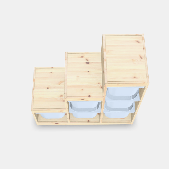 TROFAST Storage combination 1 - 3DOcean Item for Sale