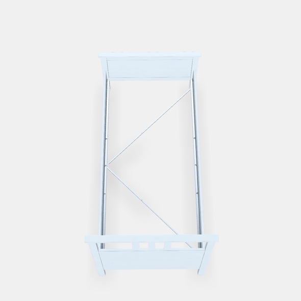 HEMNES Bed frame 3 - 3DOcean Item for Sale