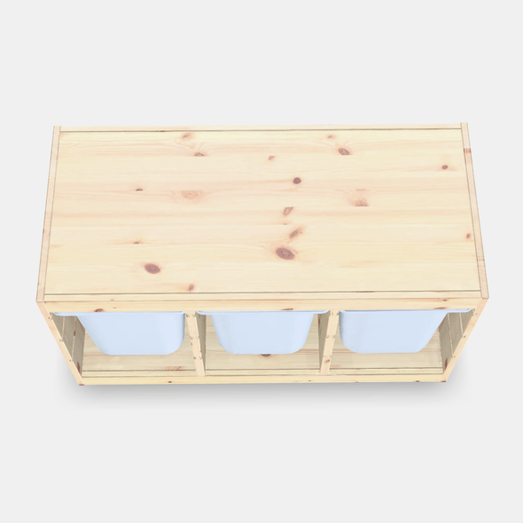 TROFAST Storage combination with boxes 4 - 3DOcean Item for Sale