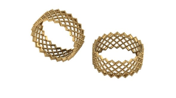 PRECIOUS SIMPLE GOLD RING 3D PRINTABLE MODEL - 3DOcean Item for Sale