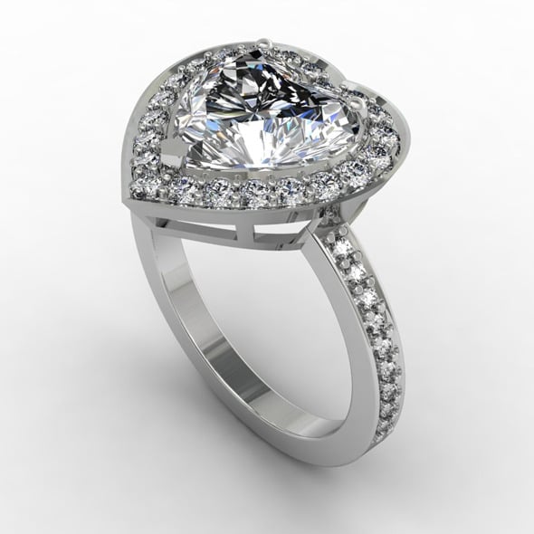 NR Design Aphrodite Diamond Ring - 3DOcean Item for Sale