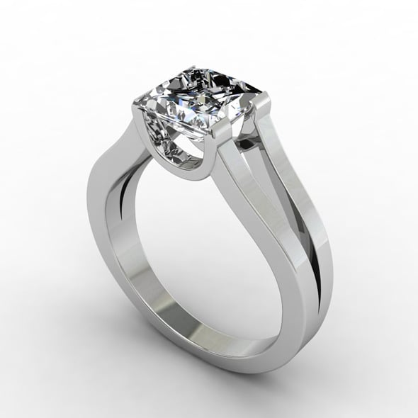 NR Design Bianco Ring - 3DOcean Item for Sale
