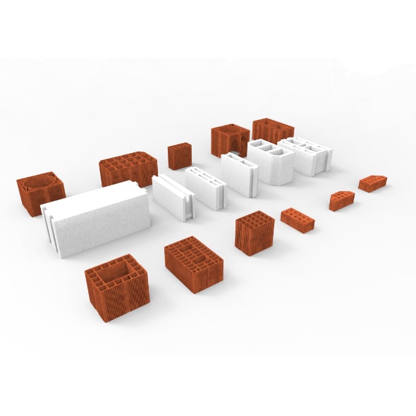 Huge Bricks Collection Set - 3DOcean Item for Sale