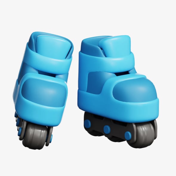 Cartoon Roller Skates - 3DOcean Item for Sale