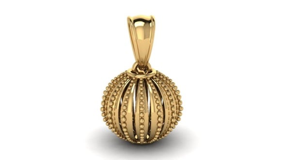 SIMPLE BALL STYLE LOCKET SET 3D PRINTABLE MODEL - 3DOcean Item for Sale