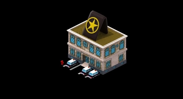 Police Station - 3DOcean Item for Sale