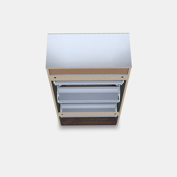 BRUSALI Shoe cabinet with 3 compartments 1 - 3DOcean Item for Sale