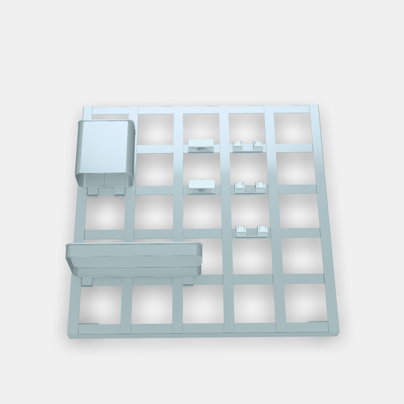 SNICKRA Storage panel 8-piece cpl - 3DOcean Item for Sale