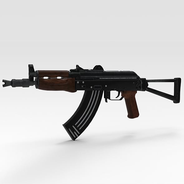 AK47 Machine Gun - 3DOcean Item for Sale