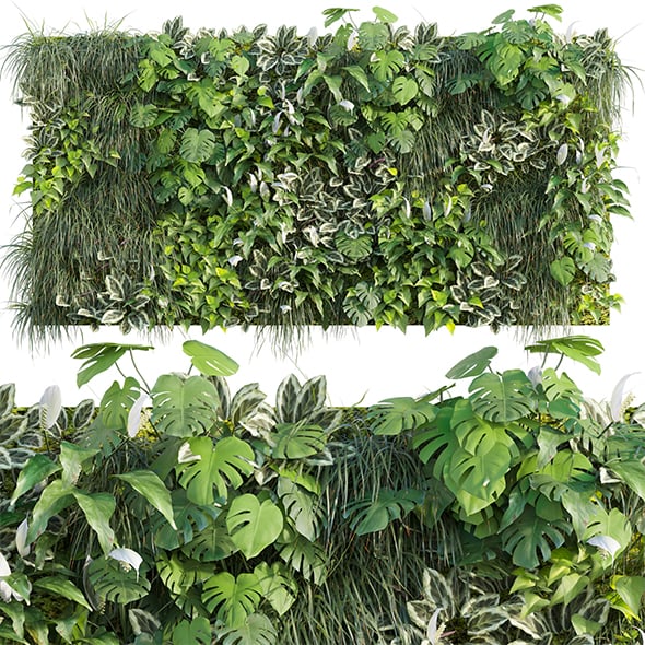 Vertical garden 09 - 3DOcean Item for Sale