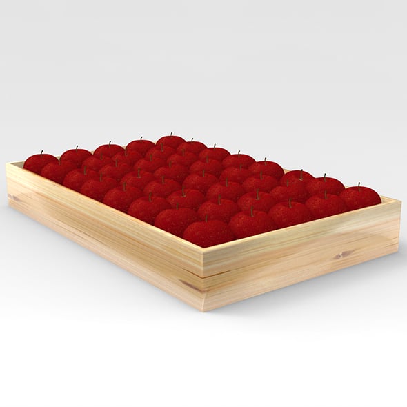 Apple Tray - 3DOcean Item for Sale
