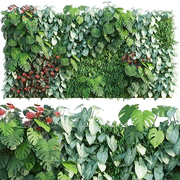 Vertical garden 01 - 3DOcean Item for Sale