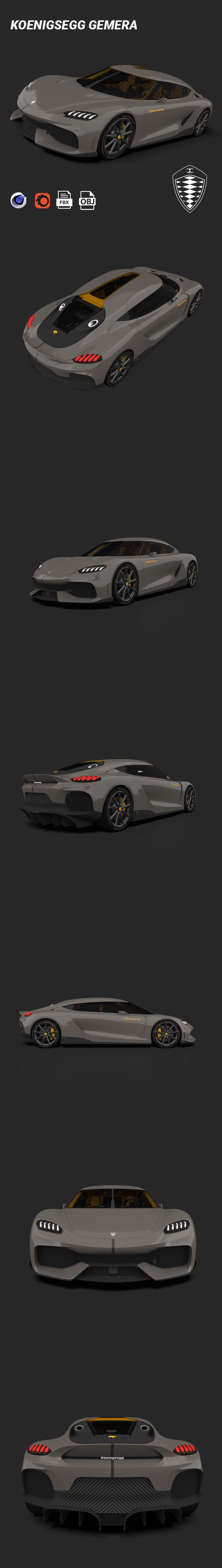 Koenigsegg Gemera - 3DOcean Item for Sale