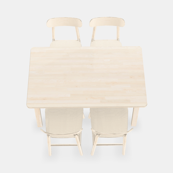 NORRAKER - RONNINGE Table and 4 chairs - 3DOcean Item for Sale