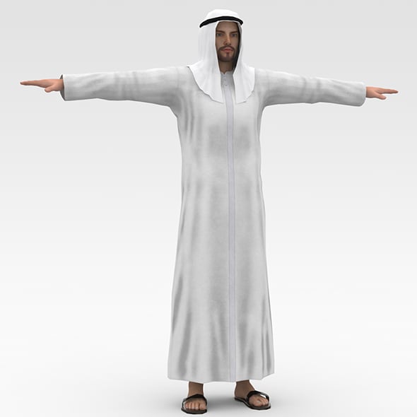 Arab Male - 3DOcean Item for Sale