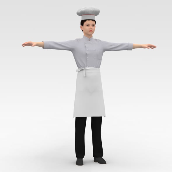 Chef - 3DOcean Item for Sale