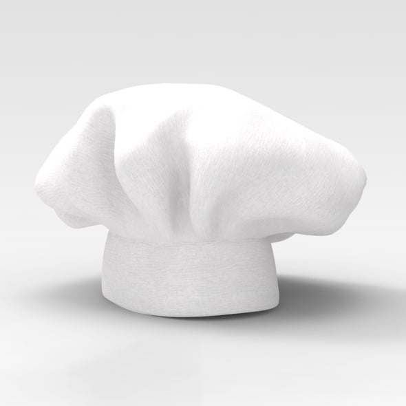 Chef Hat - 3DOcean Item for Sale
