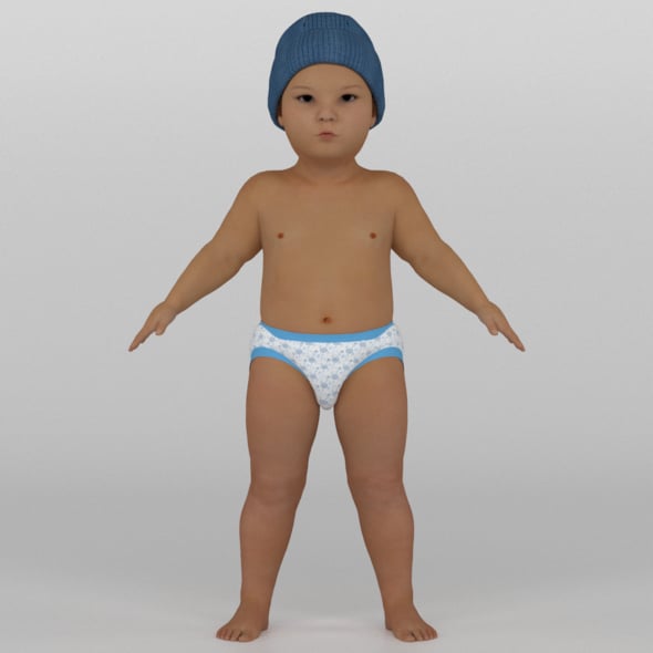 Child - Toddler - 3DOcean Item for Sale