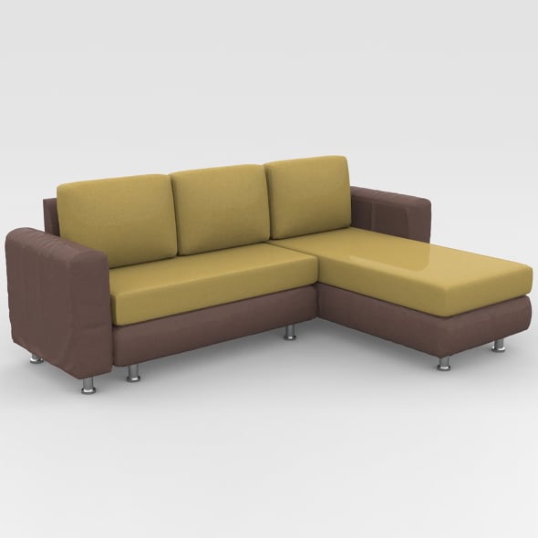 Corner Sofa - 3DOcean Item for Sale