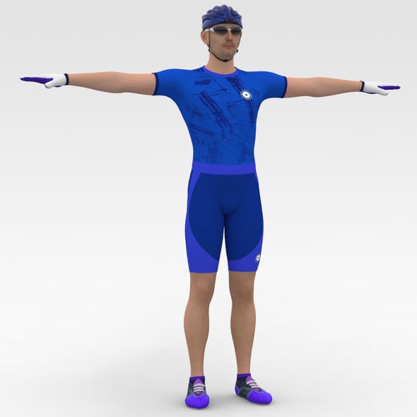 Cyclist - 3DOcean Item for Sale