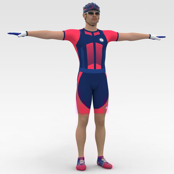 Cyclist - 3DOcean Item for Sale