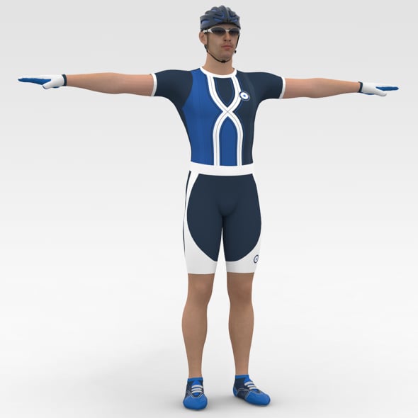 Cyclist - 3DOcean Item for Sale