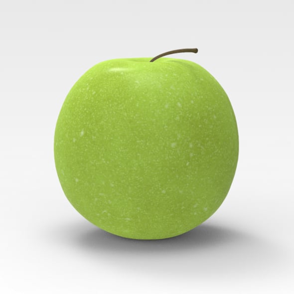 Green Apple - 3DOcean Item for Sale
