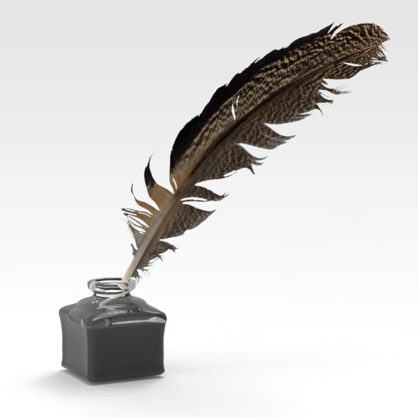 Inkwell - 3DOcean Item for Sale