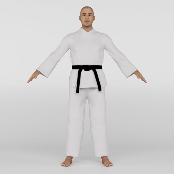 Karate Fighter - 3DOcean Item for Sale