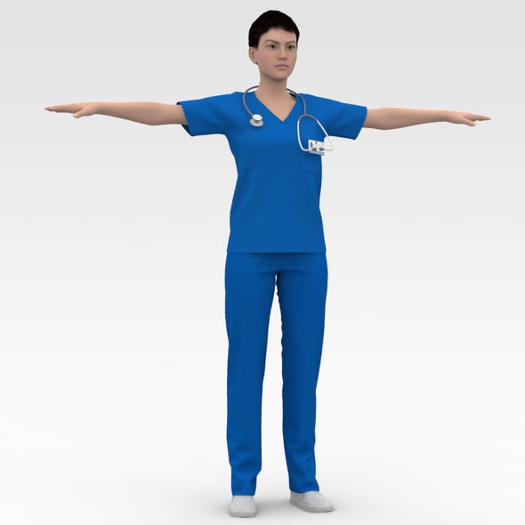 Nurse - 3DOcean Item for Sale