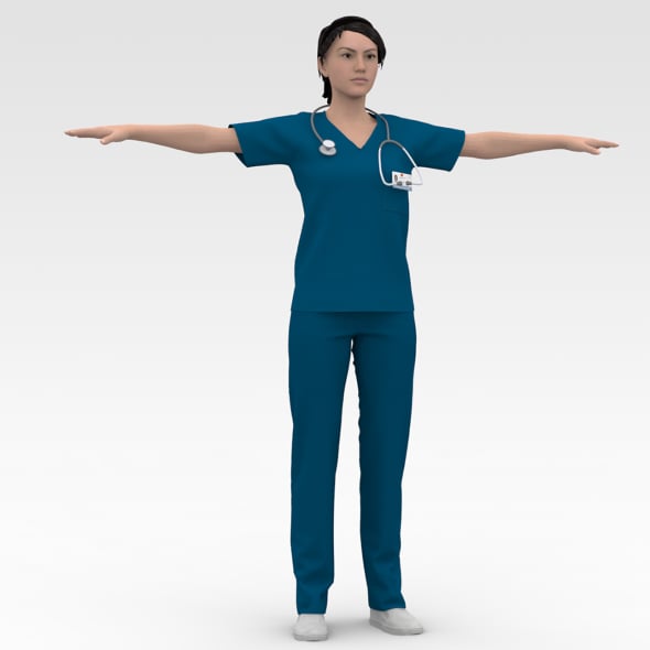 Nurse - 3DOcean Item for Sale