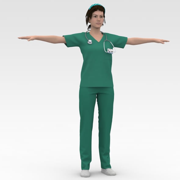 Nurse - 3DOcean Item for Sale