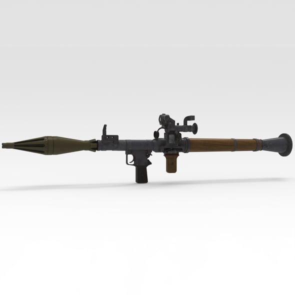 Rocket launcher - 3DOcean Item for Sale