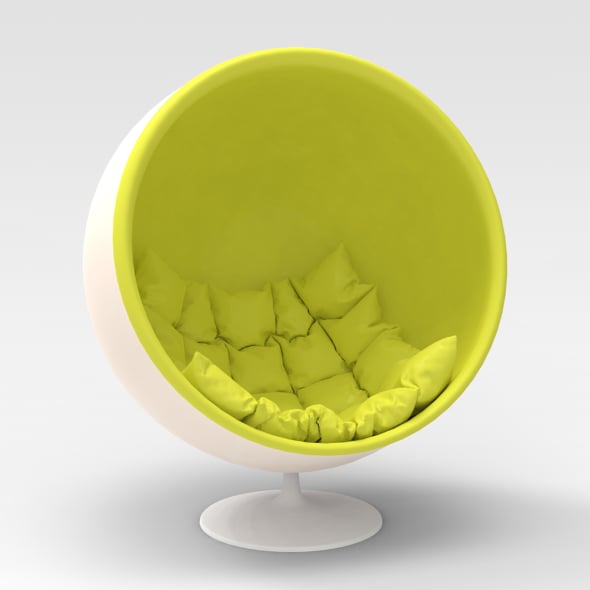 Shell Chair - 3DOcean Item for Sale