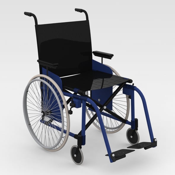 Wheel Chair - 3DOcean Item for Sale