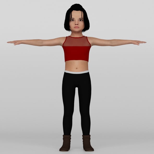 Young girl - 3DOcean Item for Sale