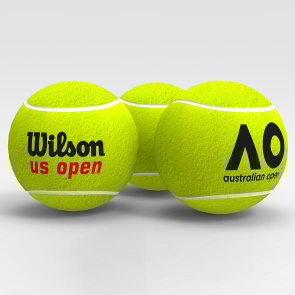 Tennis Balls - 3DOcean Item for Sale