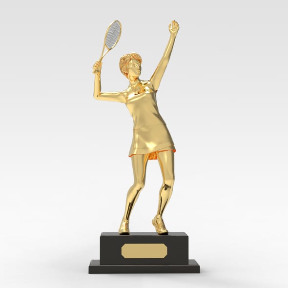 Tennis Trophy - 3DOcean Item for Sale
