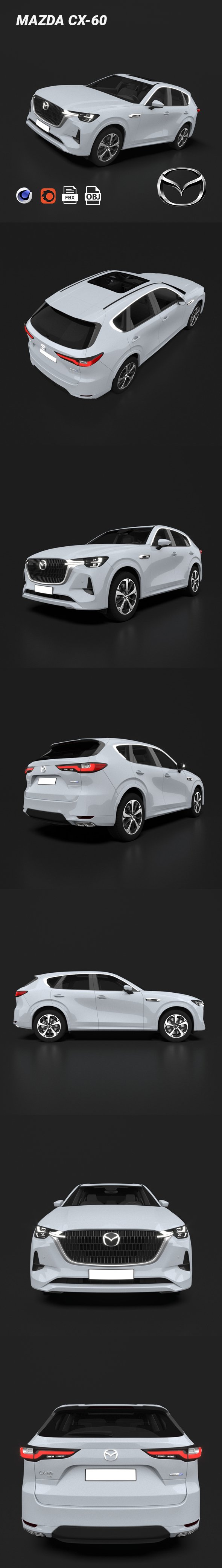 Mazda CX-60 (KH) - 3DOcean Item for Sale