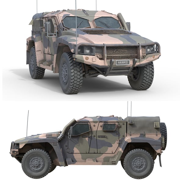 Hawkei PMV 4x4 - 3DOcean Item for Sale
