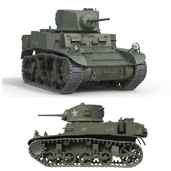 M3 Struat Tank - 3DOcean Item for Sale