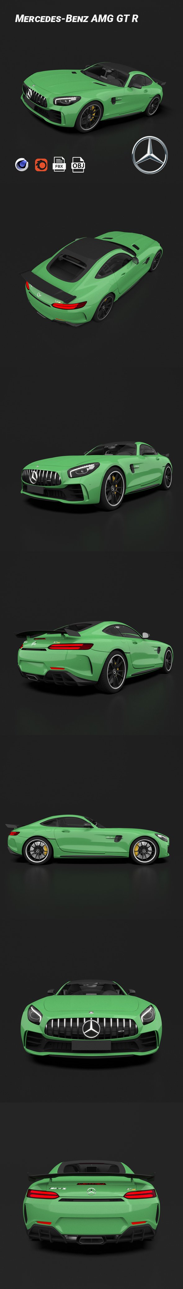 Mercedes-Benz AMG GT R - 3DOcean Item for Sale