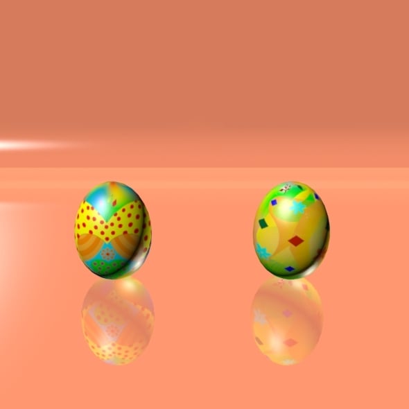Easter Eggs Set 07 - 3DOcean Item for Sale