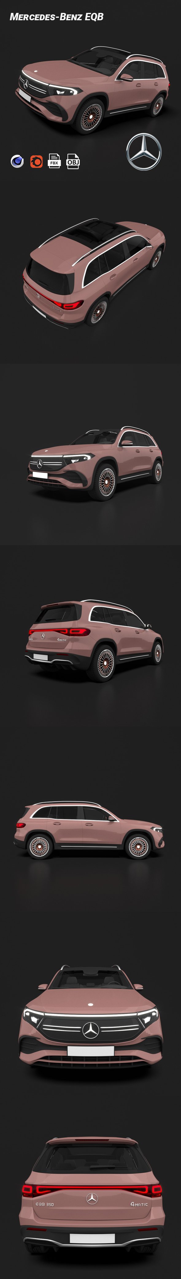 Mercedes-Benz EQB - 3DOcean Item for Sale