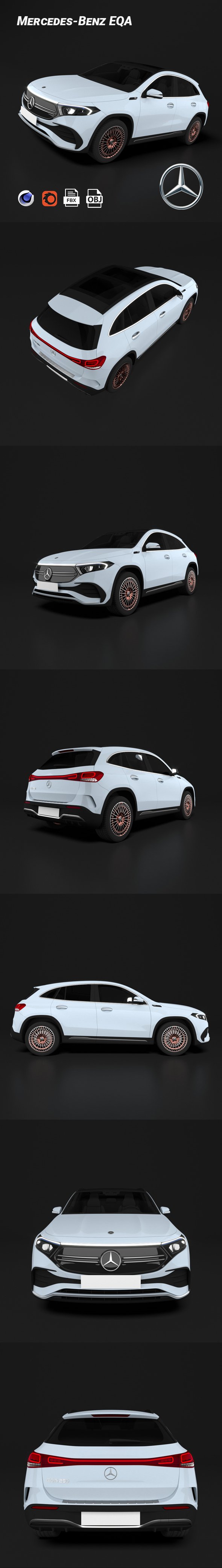 Mercedes-Benz EQA - 3DOcean Item for Sale