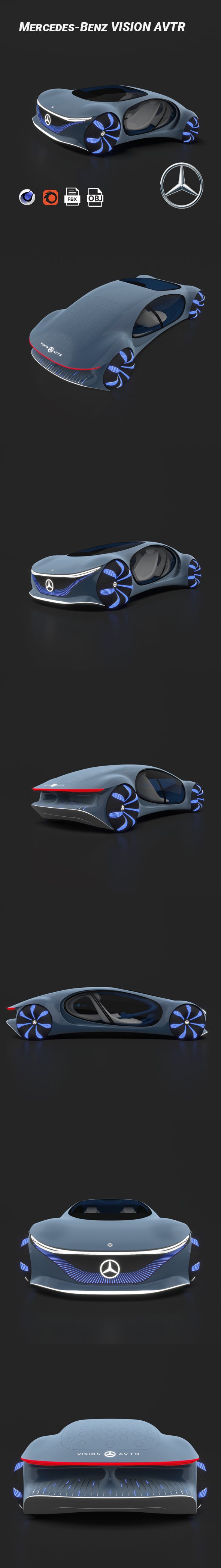 Mercedes-Benz VISION AVTR - 3DOcean Item for Sale