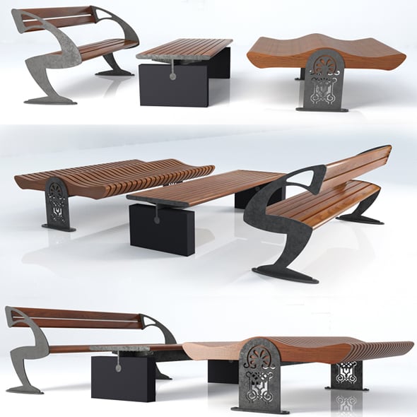 Bench - 3DOcean Item for Sale