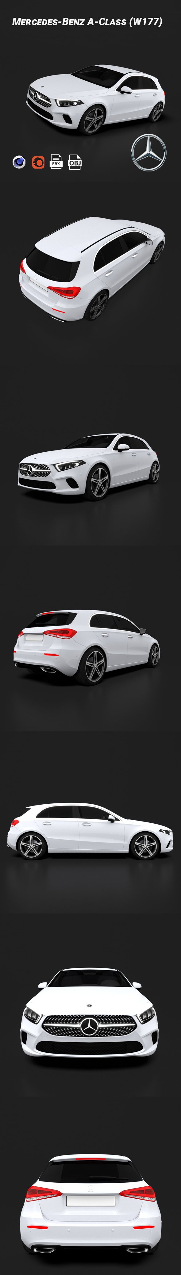 Mercedes-Benz A-Class W177 - 3DOcean Item for Sale