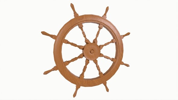 Ship Wheel - 3DOcean Item for Sale